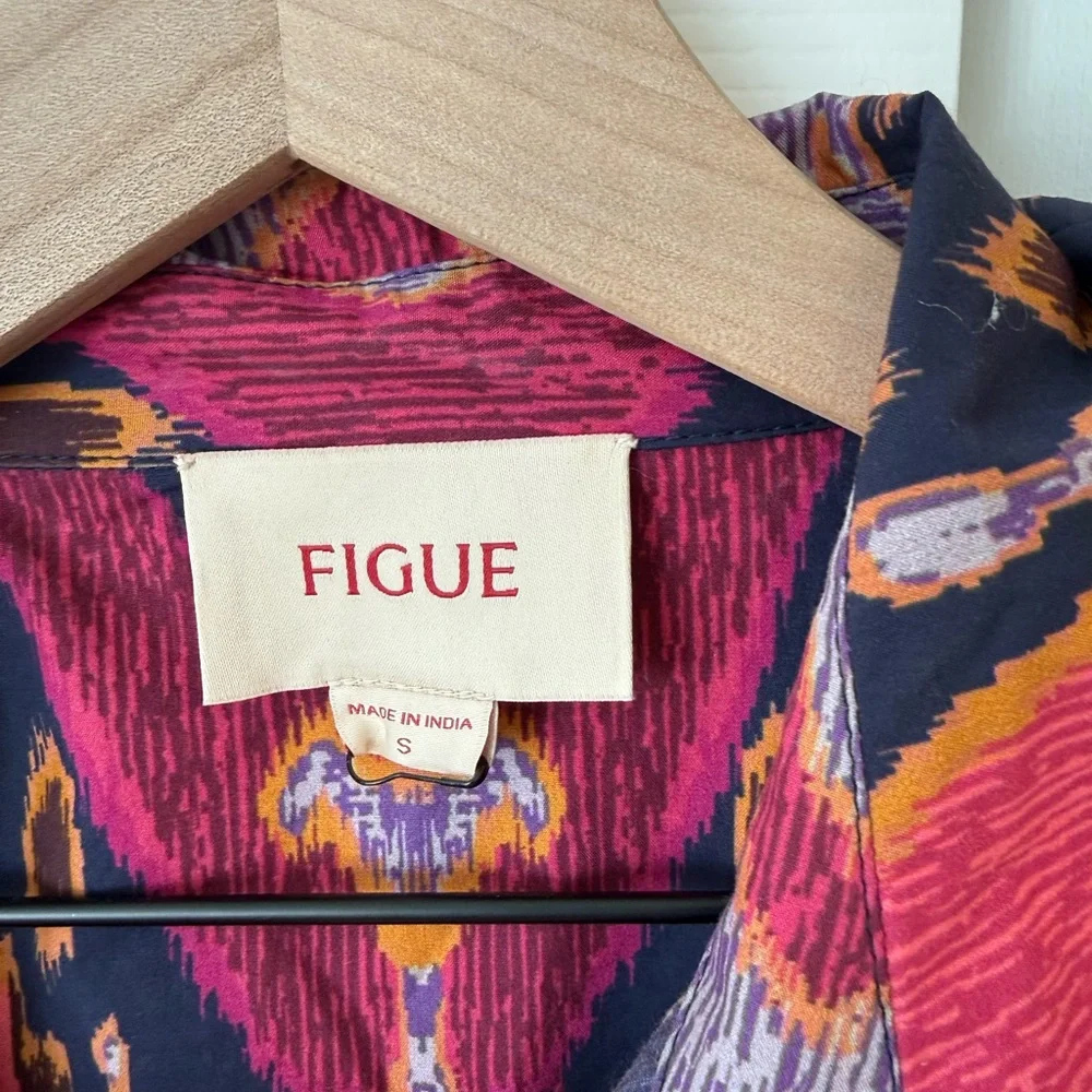 Figue Bassa Printed Midi Shirtdress size small
NWOT - Picture 10 of 16